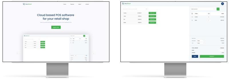 NexRetail POS and Backoffice Management System screenshot 1